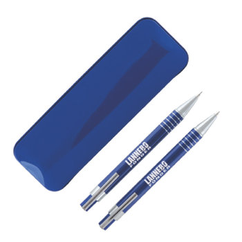 CURAÇAO Etui mit 1 Kugelschreiber und 1 Druckbleistift Peekay