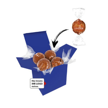 Color Lindor Box - Dunkelblau - Haselnuss
