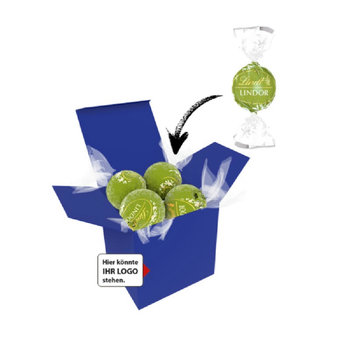 Color Lindor Box - Dunkelblau - Pistazie
