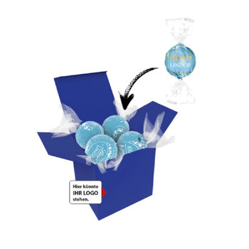 Color Lindor Box - Dunkelblau - Stracciatella