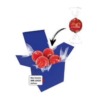 Color Lindor Box - Dunkelblau - Vollmilch