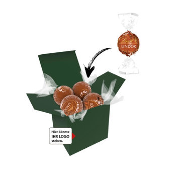 Color Lindor Box - Dunkelgrün - Haselnuss