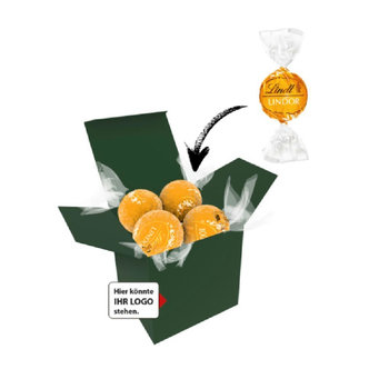 Color Lindor Box - Dunkelgrün - Karamell