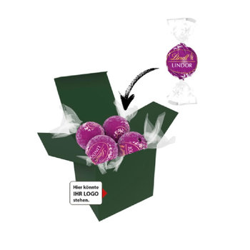 Color Lindor Box - Dunkelgrün - Mandel