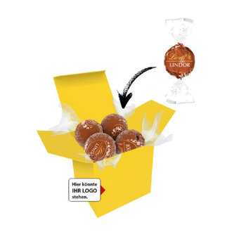 Color Lindor Box - Gelb - Haselnuss