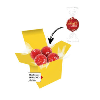 Color Lindor Box - Gelb - Vollmilch