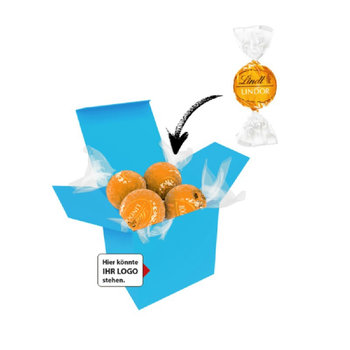 Color Lindor Box - Hellblau - Karamell