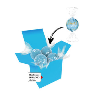 Color Lindor Box - Hellblau - Stracciatella