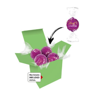 Color Lindor Box - Hellgrün - Mandel