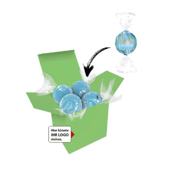 Color Lindor Box - Hellgrün - Stracciatella