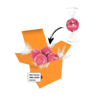Color Lindor Box - Orange - Erdbeer-Sahne