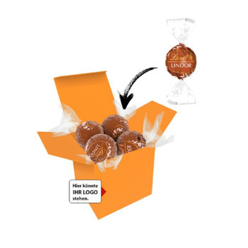 Color Lindor Box - Orange - Haselnuss