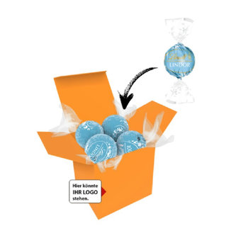 Color Lindor Box - Orange - Stracciatella