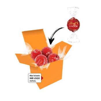 Color Lindor Box - Orange - Vollmilch