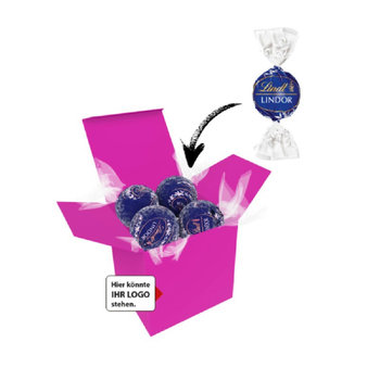 Color Lindor Box - Pink - Feinherb