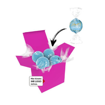 Color Lindor Box - Pink - Stracciatella