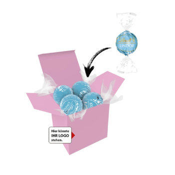 Color Lindor Box - Rosa - Stracciatella