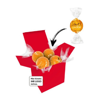 Color Lindor Box - Rot - Karamell