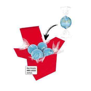 Color Lindor Box - Rot - Stracciatella