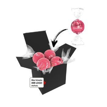 Color Lindor Box - Schwarz - Erdbeer-Sahne