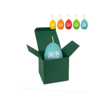 ColorBox LogoEi Kerze - Dunkelgrün
