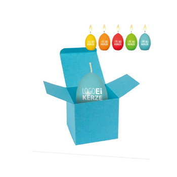 ColorBox LogoEi Kerze - Hellblau