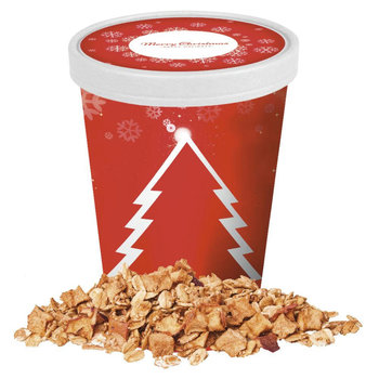 Crunchy Weihnachtsmüsli Apfel-Zimt, ca. 60g, Snackbecher Maxi