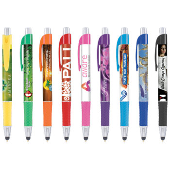 DIA Kugelschreiber Grande Stylus mit Griffzone mit 4c-Druck all over