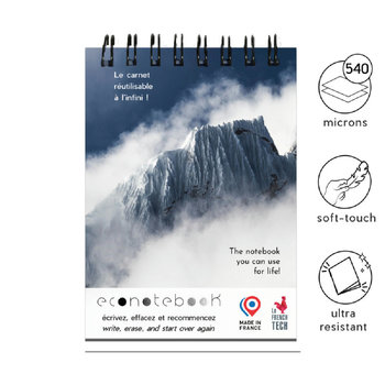 EcoNotebook NA6 wiederverwendbares Notizbuch mit Premiumcover