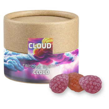 Erdbeer Chili Bonbons, ca. 45g, Biologisch abbaubare Eco Pappdose Mini