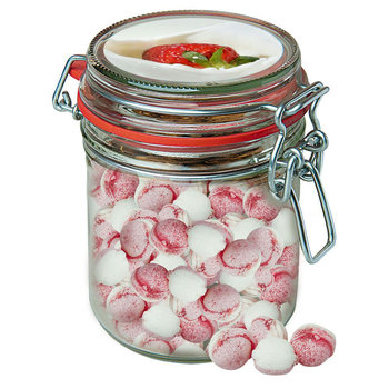 Erdbeer-Joghurt Bonbons, ca. 200g, Bonbonglas Maxi