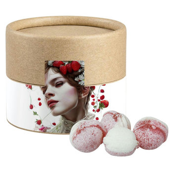 Erdbeer-Joghurt Bonbons, ca. 45g, Biologisch abbaubare Eco Pappdose Mini