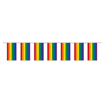 Fahnenkette, Regenbogen, Pride