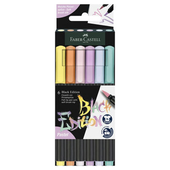 Filzstift Black Edition 6er Pastell