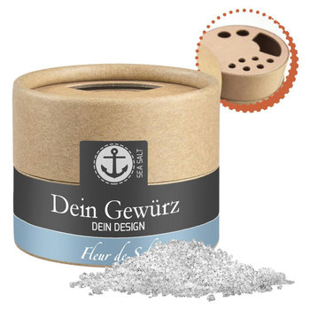 Fleur de Sel, ca. 40g, Biologisch abbaubarer Eco Pappstreuer Mini