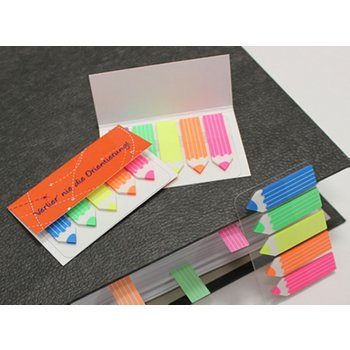 Folienmarkerset in Stiftform im Umschlag