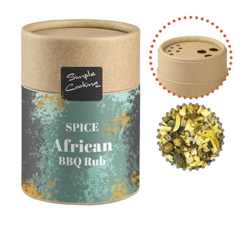 Gewürzmischung African BBQ, ca. 75g, Biologisch abbaubarer Eco Pappstreuer Midi