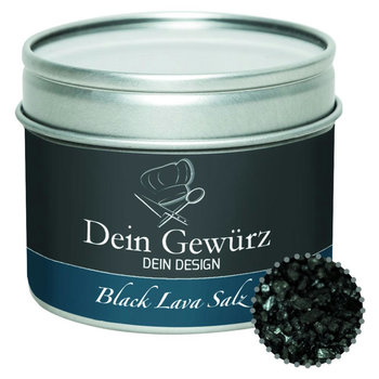 Gewürzmischung Black Lava Salz, ca. 110g, Metalldose mit Sichtfenster