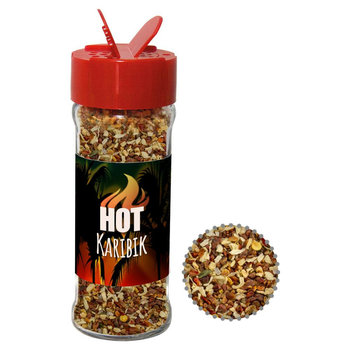 Gewürzmischung HOT Karibik Mix, ca. 35g, Glas mit Streuaufsatz