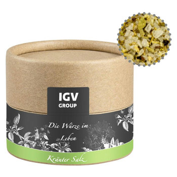 Gewürzmischung Kräutersalz, ca. 40g, Biologisch abbaubare Eco Pappdose Mini