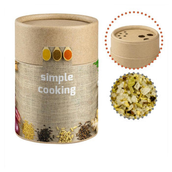 Gewürzmischung Kräutersalz, ca. 80g, Biologisch abbaubarer Eco Pappstreuer Midi