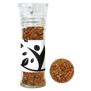 Gewürzmischung Mediterraner Veggie Mix, ca. 35g, transparente Gewürzmühle