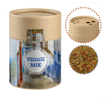 Gewürzmischung Mediterraner Veggie Mix, ca. 50g, Biologisch abbaubarer Eco Pappstreuer Midi