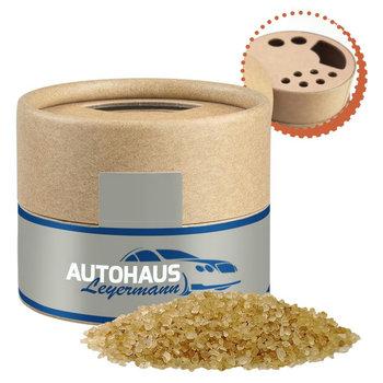 Gewürzmischung Rauch-Salz grob, ca. 75g, Biologisch abbaubarer Eco Pappstreuer Mini