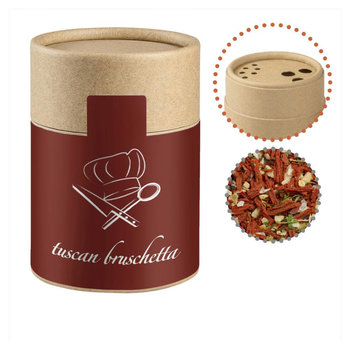 Gewürzmischung Toskanische Bruchetta, ca. 50g, Biologisch abbaubarer Eco Pappstreuer Midi