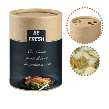 Gewürzmischung Zitronen-Salz, ca. 55g, Biologisch abbaubarer Eco Pappstreuer Midi
