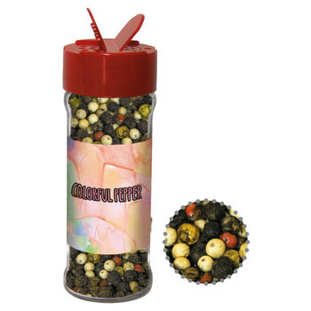 Gewürzmischung bunte Pfefferkörner, ca. 45g, Glas mit Streuaufsatz