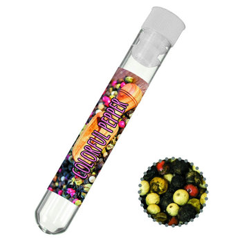 Gewürzmischung bunte Pfefferkörner, ca. 5g, Reagenzglas