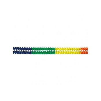 Girlande 4 Meter Regenbogen-Pride, Seidenpapier