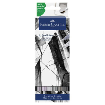 Goldfaber Aqua Dual Marker, shades of grey 6er Set 